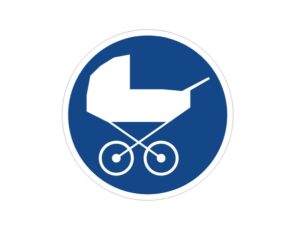 DISTICO AUTOCOLANTE “CARRINHOS BEBÉ”