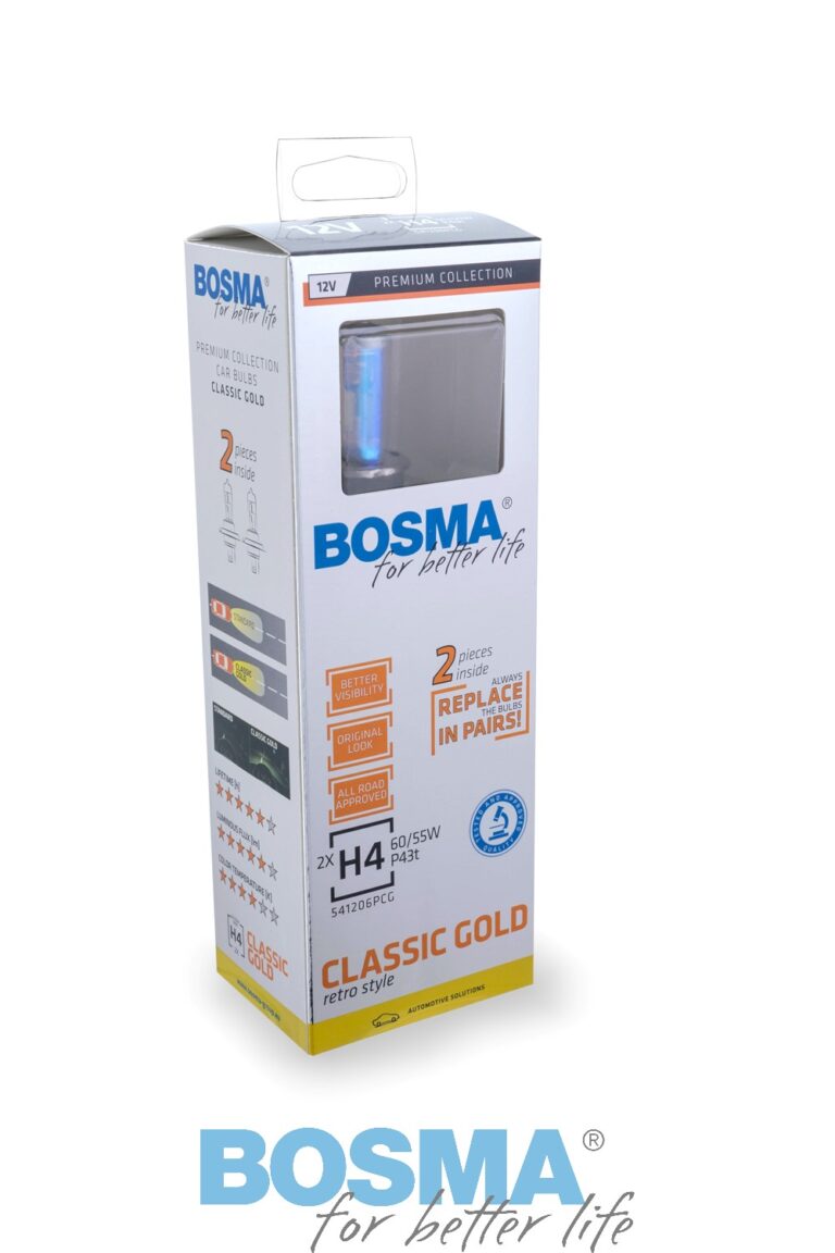 KIT LAMPÂDAS H4 12V 60/55W CLASSIC GOLD