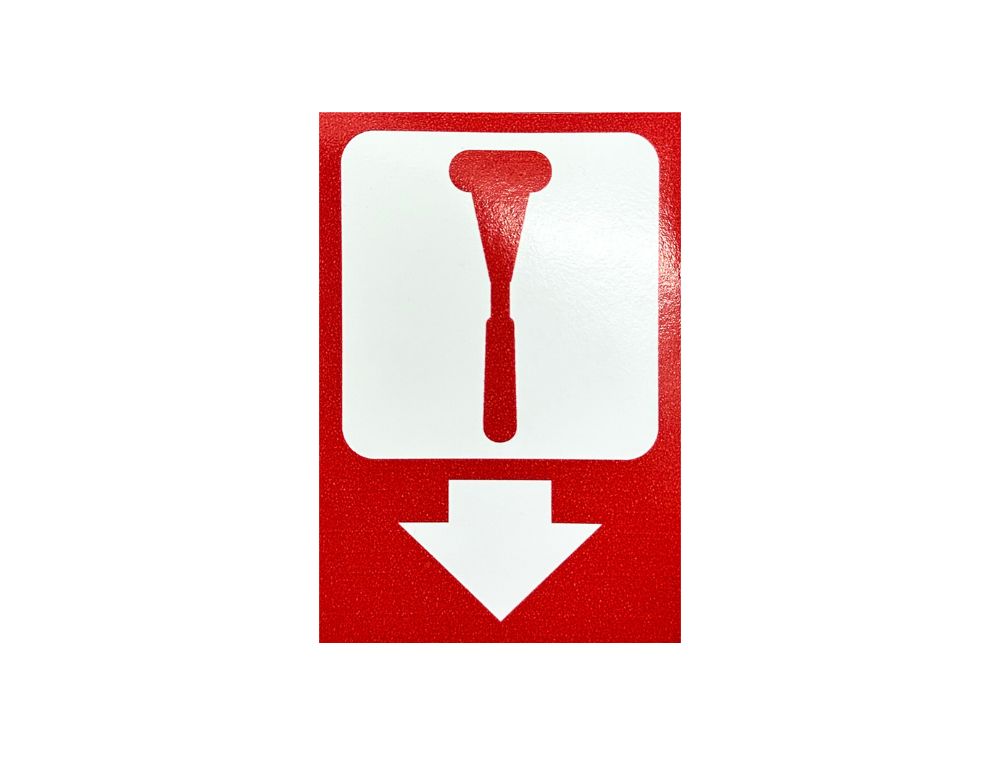 DISTICO AUTOCOLANTE MARTELO