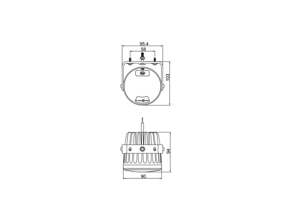 FAROL NEVOEIRO LED 10-30V