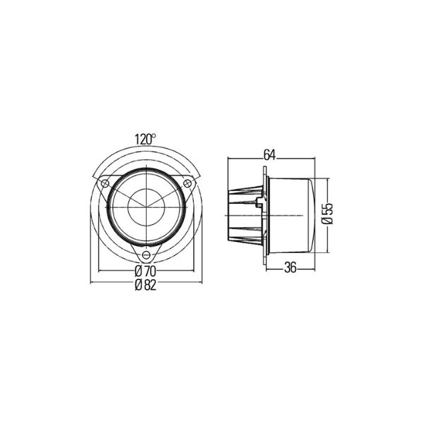 FAROLIM DIANTEIRO LED