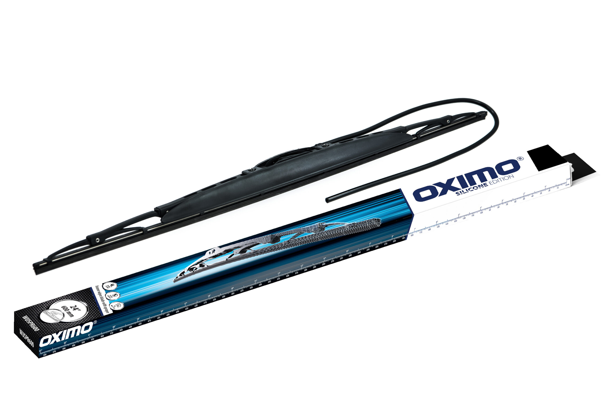 ESCOVA LIMPA VIDROS FRAME C/SPOILER 600 mm