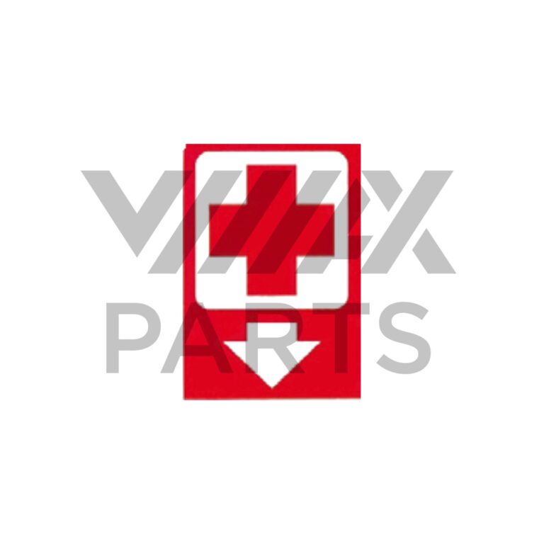 DISTICO AUTOCOLANTE CAIXA PRIMEIROS SOCORROS