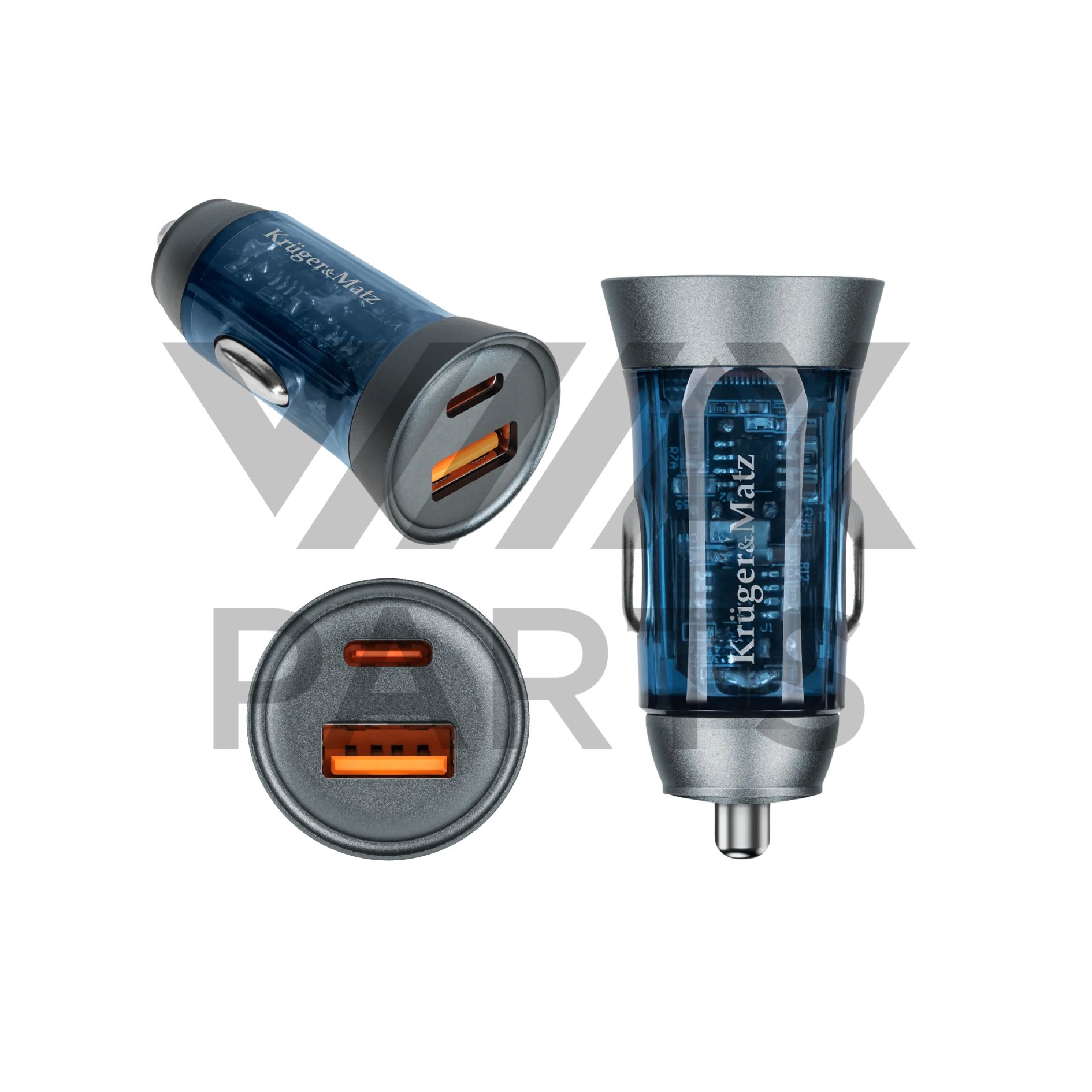 CARREGADOR ISQUEIRO USB 12/24V 43W