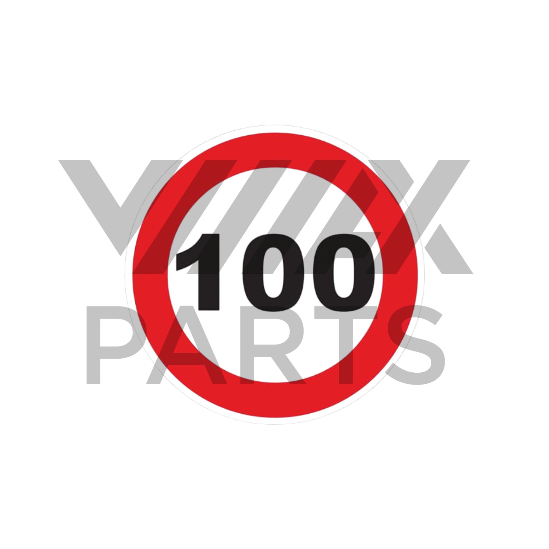DISTICO AUTOCOLANTE “LIMITE VELOCIDADE 100”